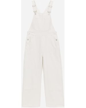 ARKET Denim Dungarees - White
