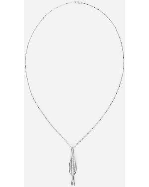 ARKET Fish-Pendant Necklace - Black