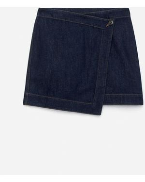 ARKET Denim Wrap Skirt - White