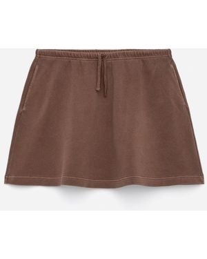 ARKET Terry Mini Skirt - Natural