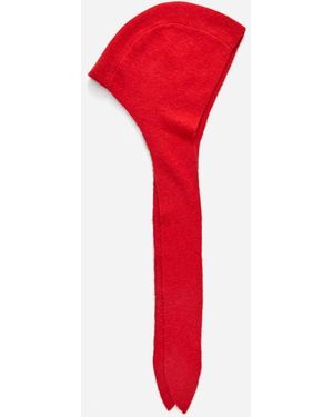 ARKET Alpaca-Wool Blend Hood - Red