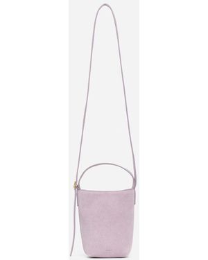 ARKET Suede Crossbody Bag - Natural