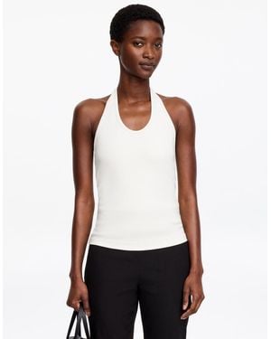 ARKET Halterneck Top - White