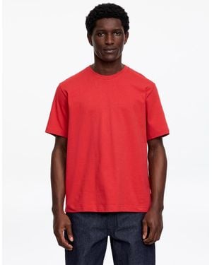 ARKET 220 Gsm Relaxed T-Shirt - Red