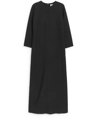 ARKET Penny Martin And Maxi Wool Dress - Black