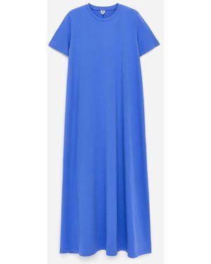 ARKET Maxi T-Shirt Dress - Blue