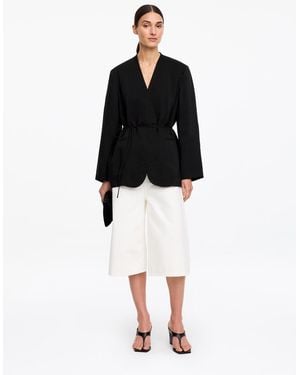 ARKET Wrap Blazer - Black