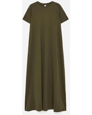 ARKET Maxi T-Shirt Dress - Green