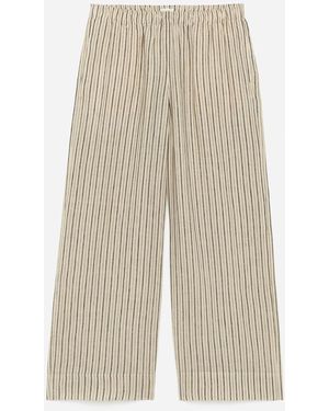 ARKET Linen Trousers - White