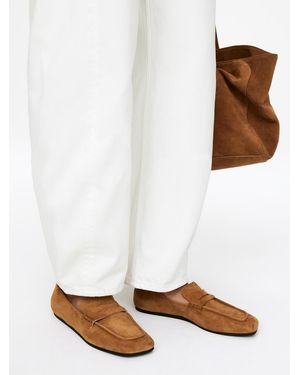 ARKET Loafer Aus Veloursleder - Weiß