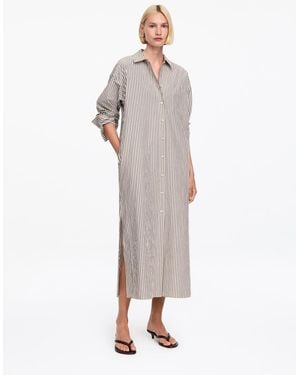 ARKET Cotton Shirt Dress - White