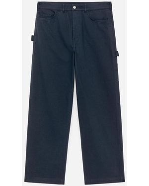 ARKET Relaxed Canvas Trousers - Green