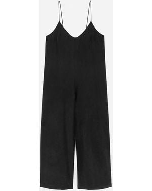 ARKET Silk Jumpsuit - Black