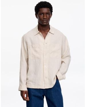 ARKET Relaxed Linen Shirt - White