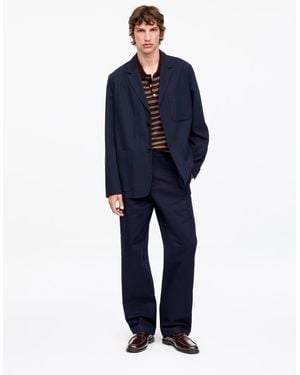 ARKET Leather Loafers - Blue