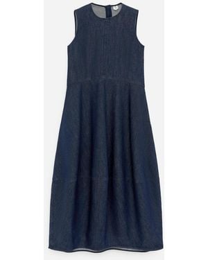 ARKET Barrel Denim Dress - Blue