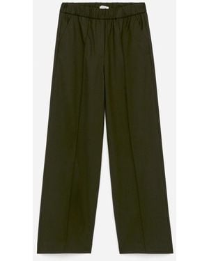 ARKET Elastic Waist Tailored Trousers - Green