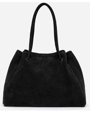 ARKET Split Suede Tote Bag - Blue