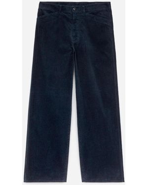 ARKET Relaxed Corduroy Trousers - Blue