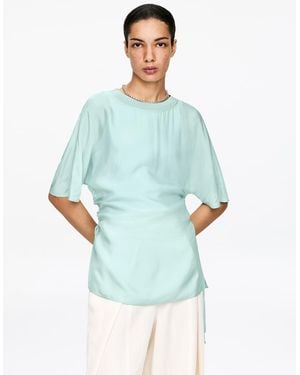 ARKET Drawstring Top - Blue