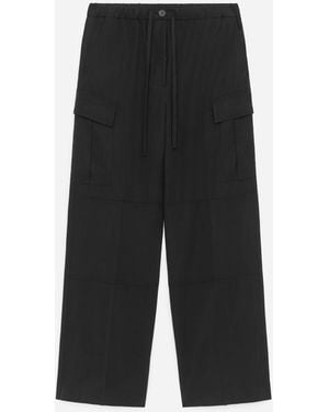 ARKET Fluid Cargo Trousers - White