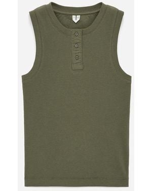 ARKET Rib Tank Top - Green