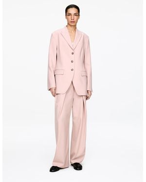 ARKET Single-Breasted Blazer - Pink