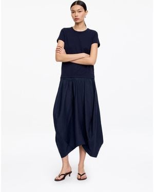 ARKET Balloon Midi Skirt - Blue