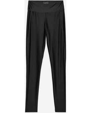 ARKET Shiny Leggings - Black