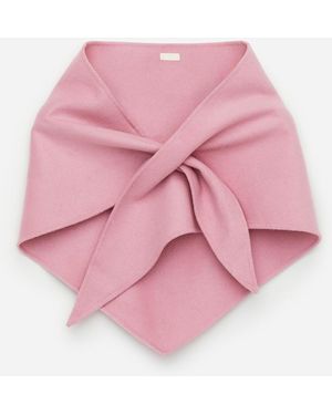 ARKET Triangle Wool Scarf - Pink