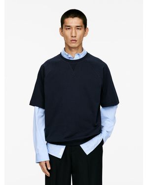 ARKET Kurzärmliges Sweatshirt - Blau