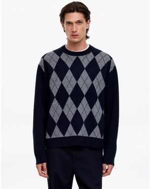 ARKET Argyle-Pullover - Blau