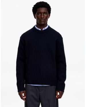 ARKET Heavy Knit Wool Jumper - Blue