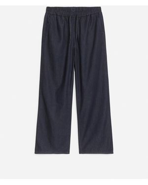ARKET Raw Denim Trousers - Blue