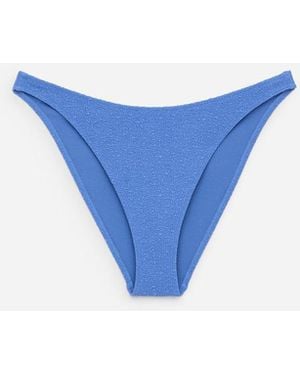 ARKET Textured Bikini Briefs - Blue