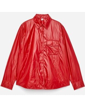 ARKET Nylon Overshirt - Red