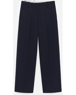 ARKET Hopsack Wool Trousers - Blue
