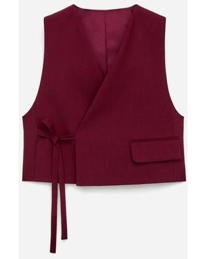 ARKET Modular Wool Vest - Red