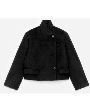 ARKET Wool-Alpaca Blend Jacket - Black