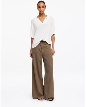 ARKET Wide Trousers - Natural