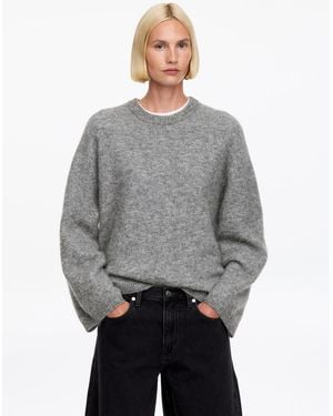 ARKET Alpaca-Wool Blend Jumper - Grey