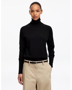 ARKET Merino Wool Roll-Neck Jumper - Black