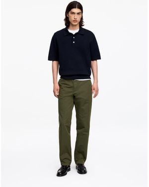 ARKET Straight Cotton Chinos - Green