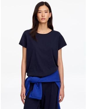 ARKET Rolled-Edge T-Shirt - Blue