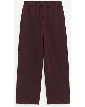 ARKET French Terry Joggers - Purple