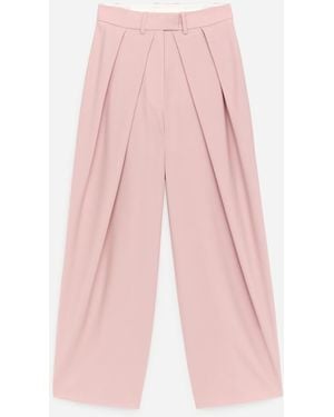 ARKET Draped Pleated Trousers - Pink