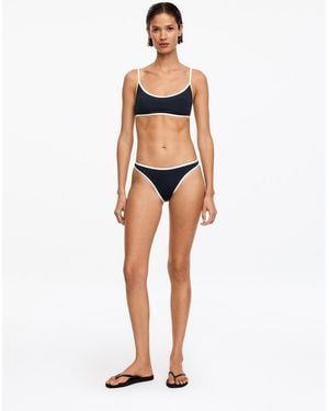 ARKET Contrasting Bikini Briefs - Blue