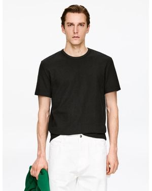 ARKET Fitted Cotton T-Shirt - Black