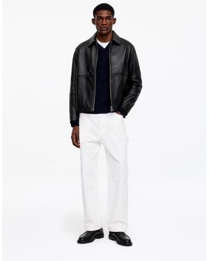 ARKET Leather Jacket - Black