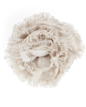 ARKET Linen Brooch - Natural